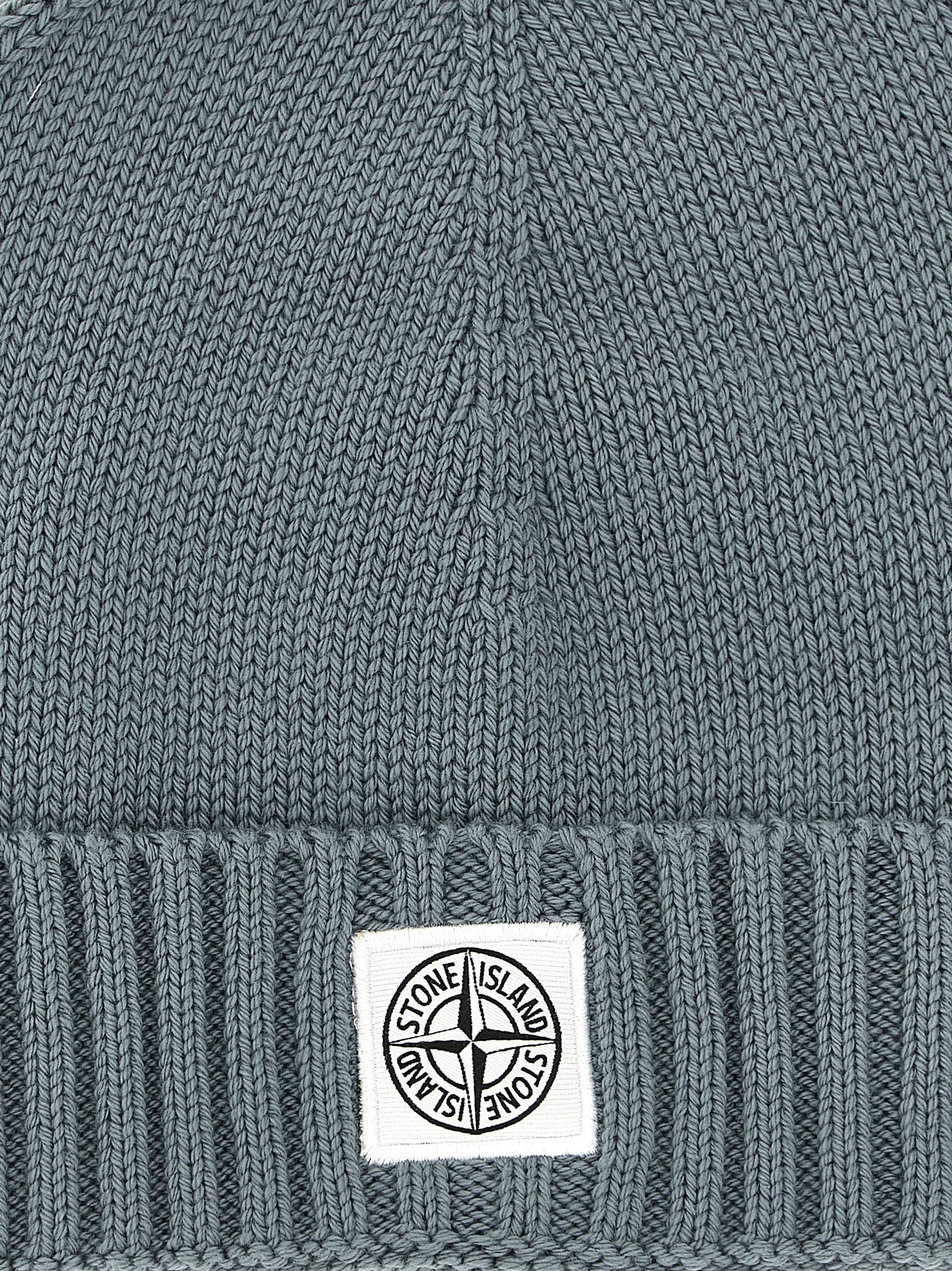 Stone Island Junior Logo Patch Beanie