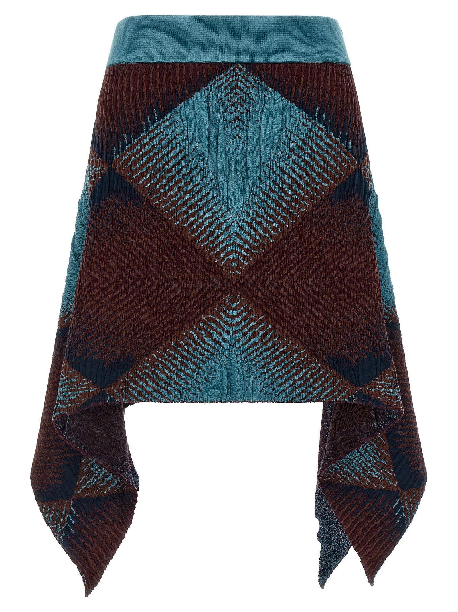 Kiko Kostadinov Ikat Argyle Skirt