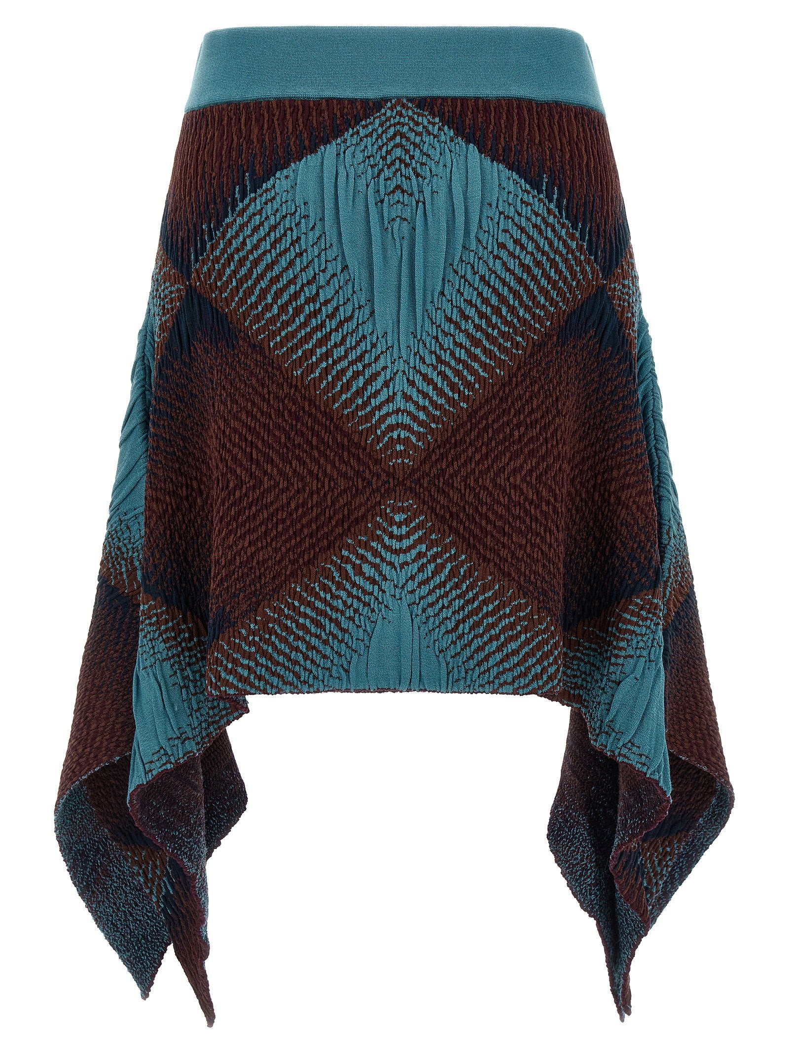 Kiko Kostadinov Ikat Argyle Skirt