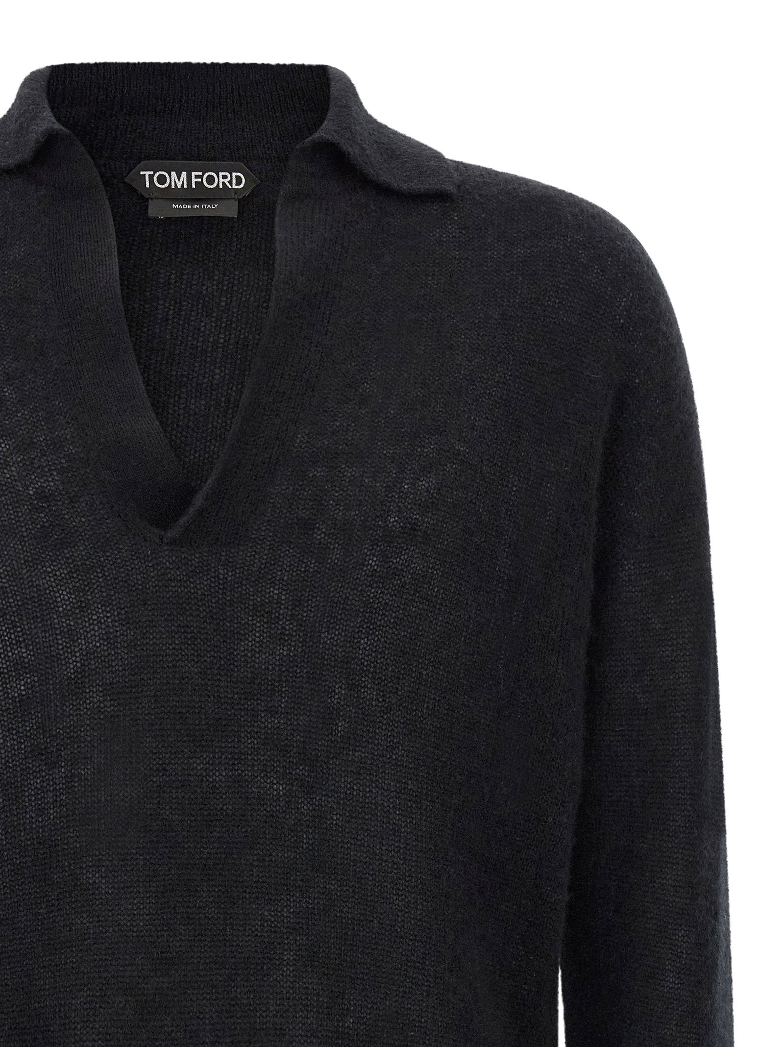 Tom Ford Cashmere And Silk Polo Shirt