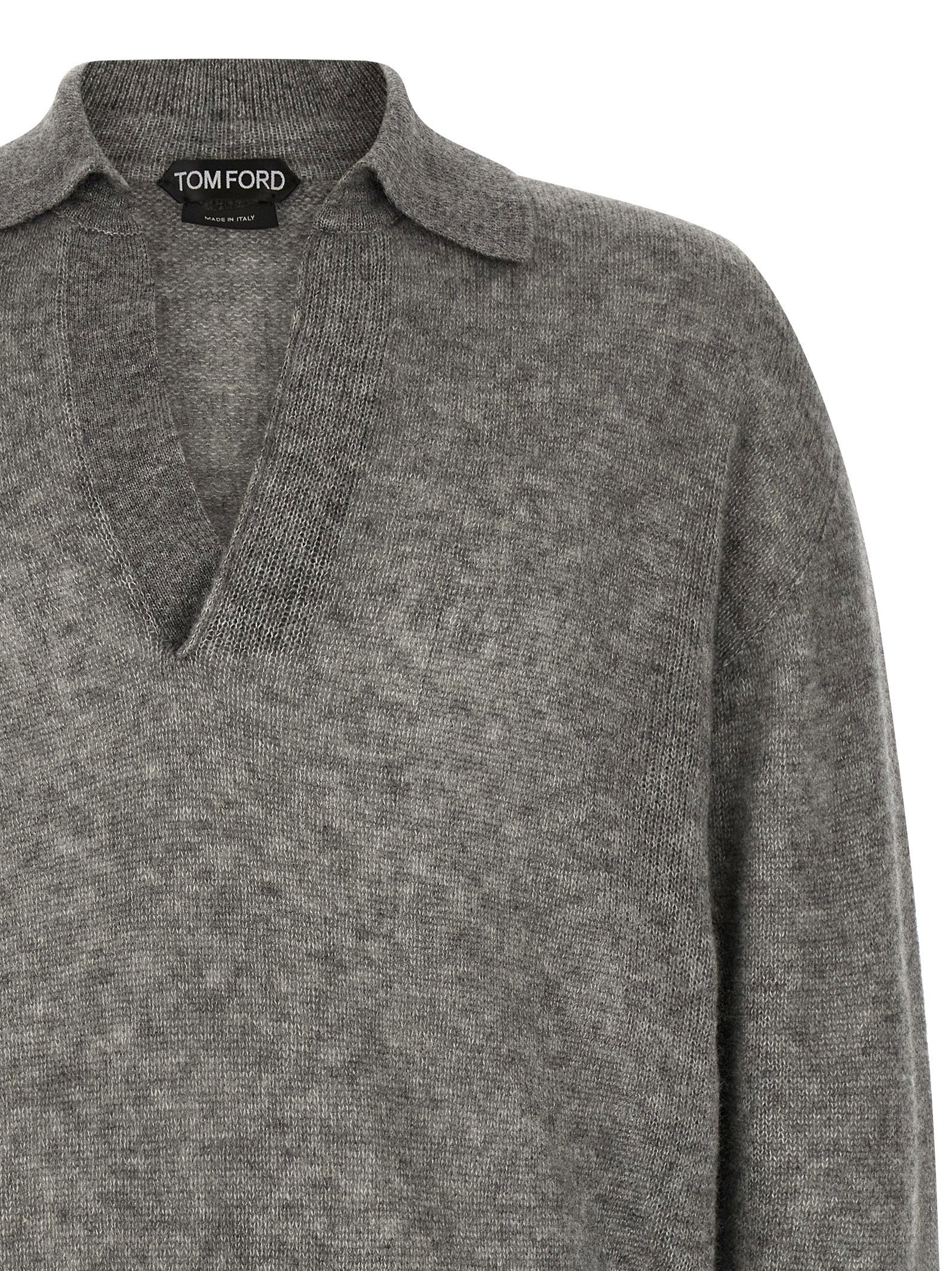 Tom Ford Cashmere And Silk Polo Shirt