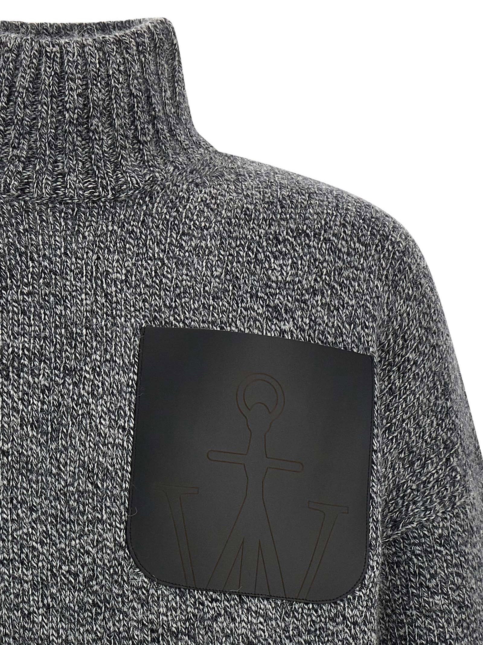 J.w.anderson Leather Patch Pocket Sweater