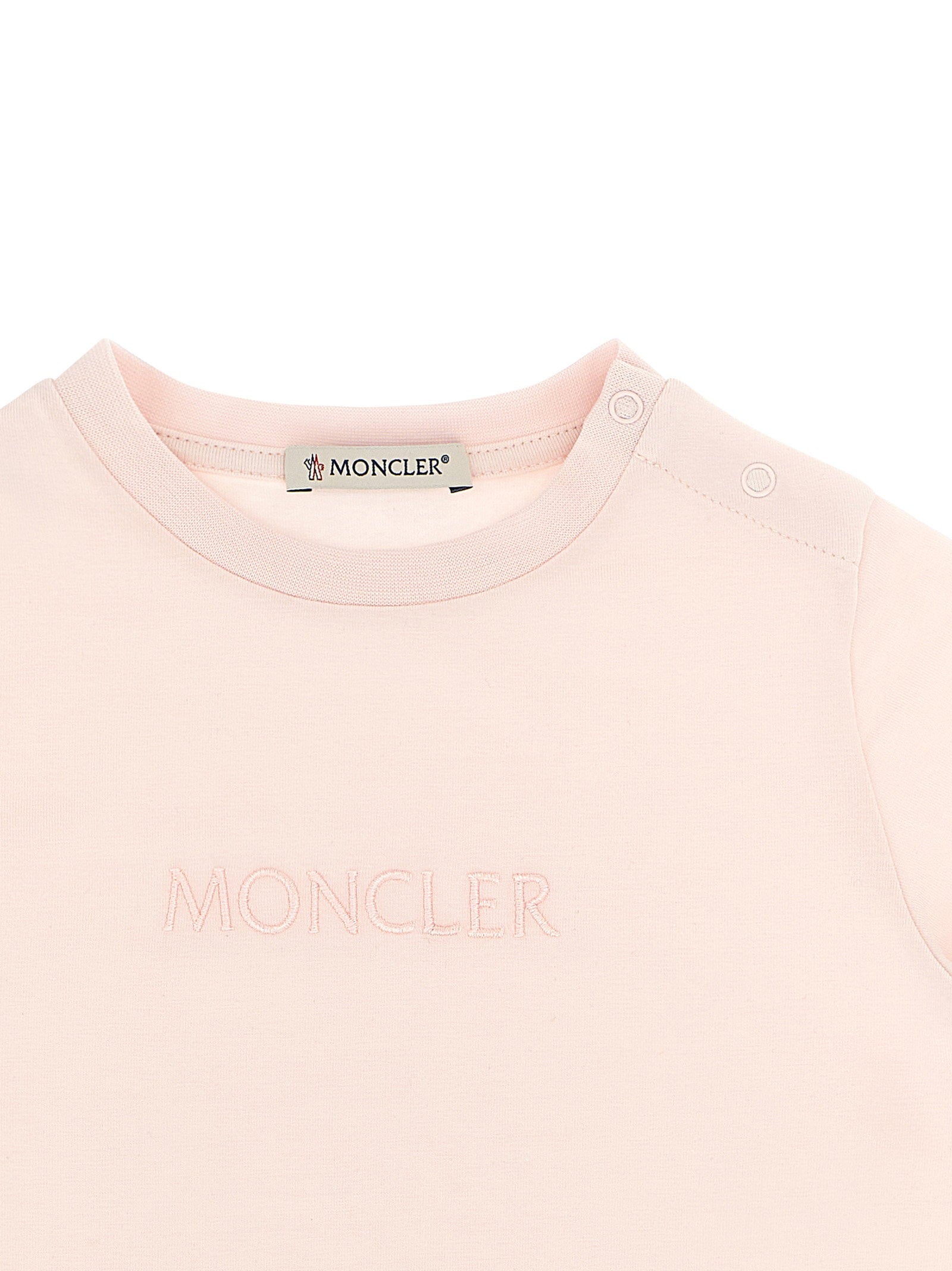 Moncler Enfant Logo Embroidery T-shirt