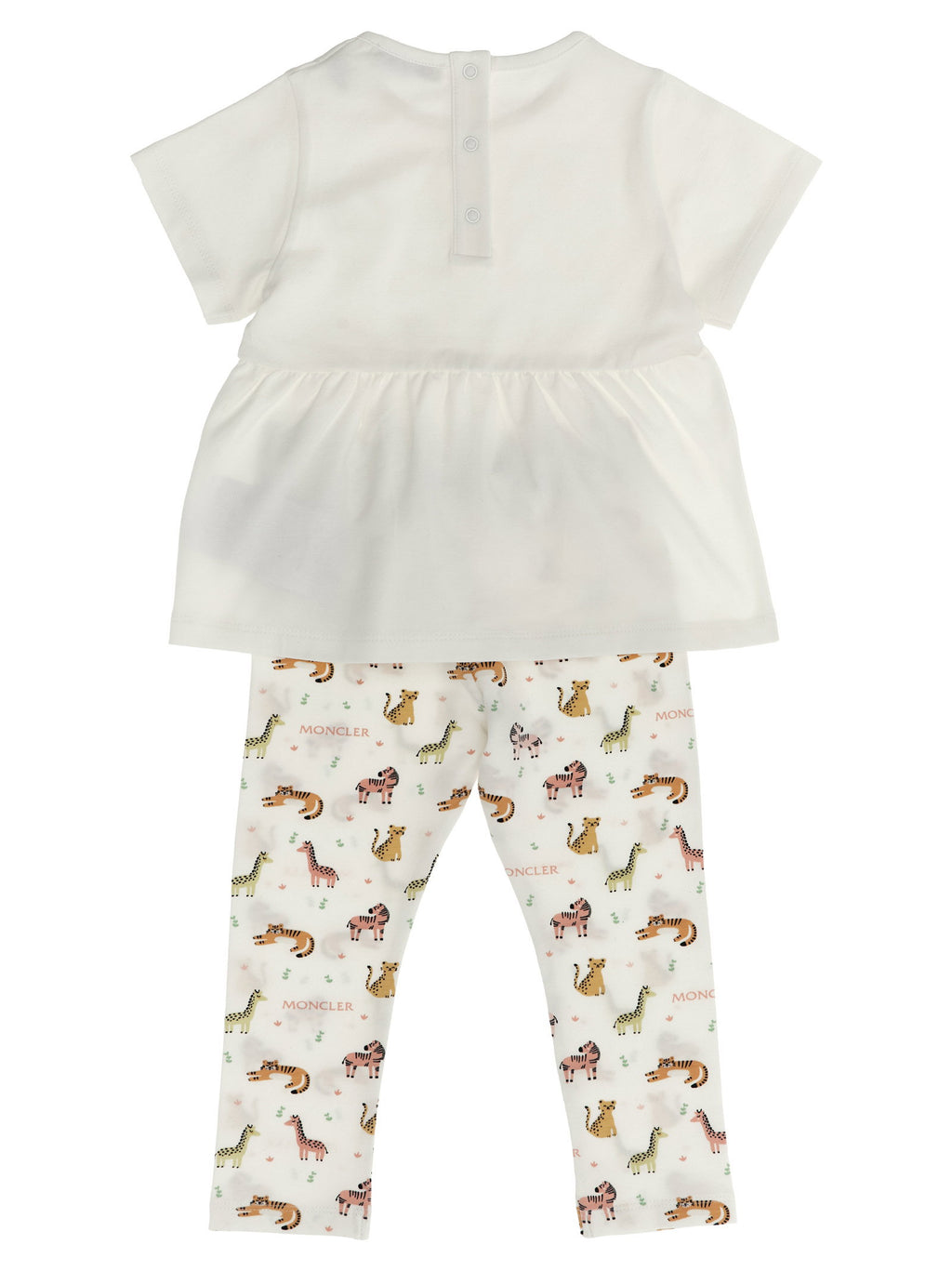 Moncler Enfant Animal Print T-shirt + Leggings Set