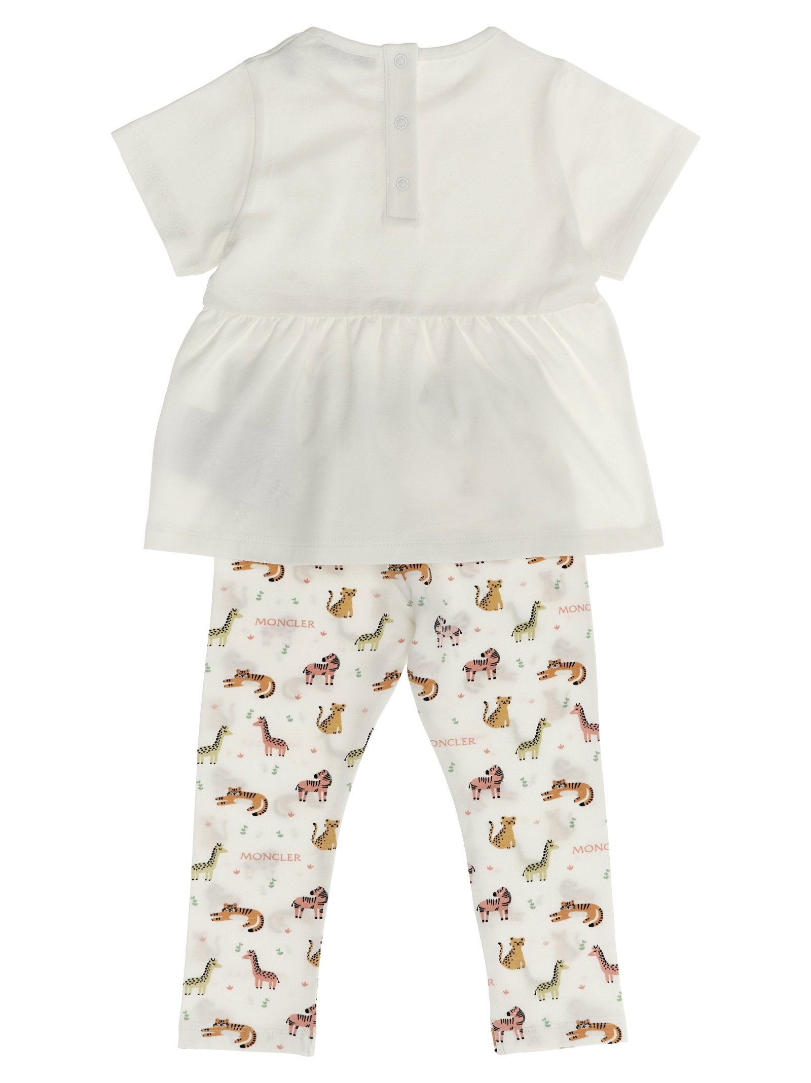 Moncler Enfant Animal Print T-shirt + Leggings Set