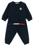 Moncler Enfant Tricolor Hem Sweatshirt + Joggers