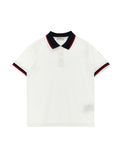Moncler Enfant Tricolor Polo Shirt