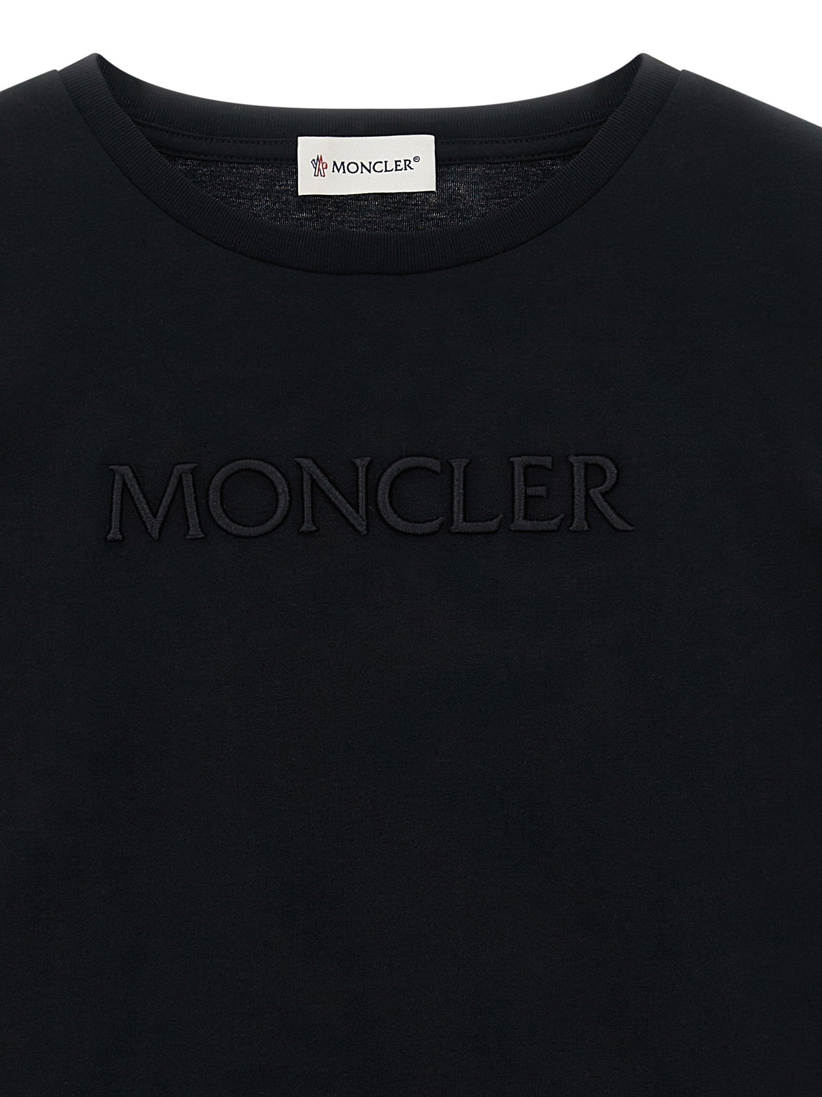 Moncler Enfant Logo Embroidery T-shirt