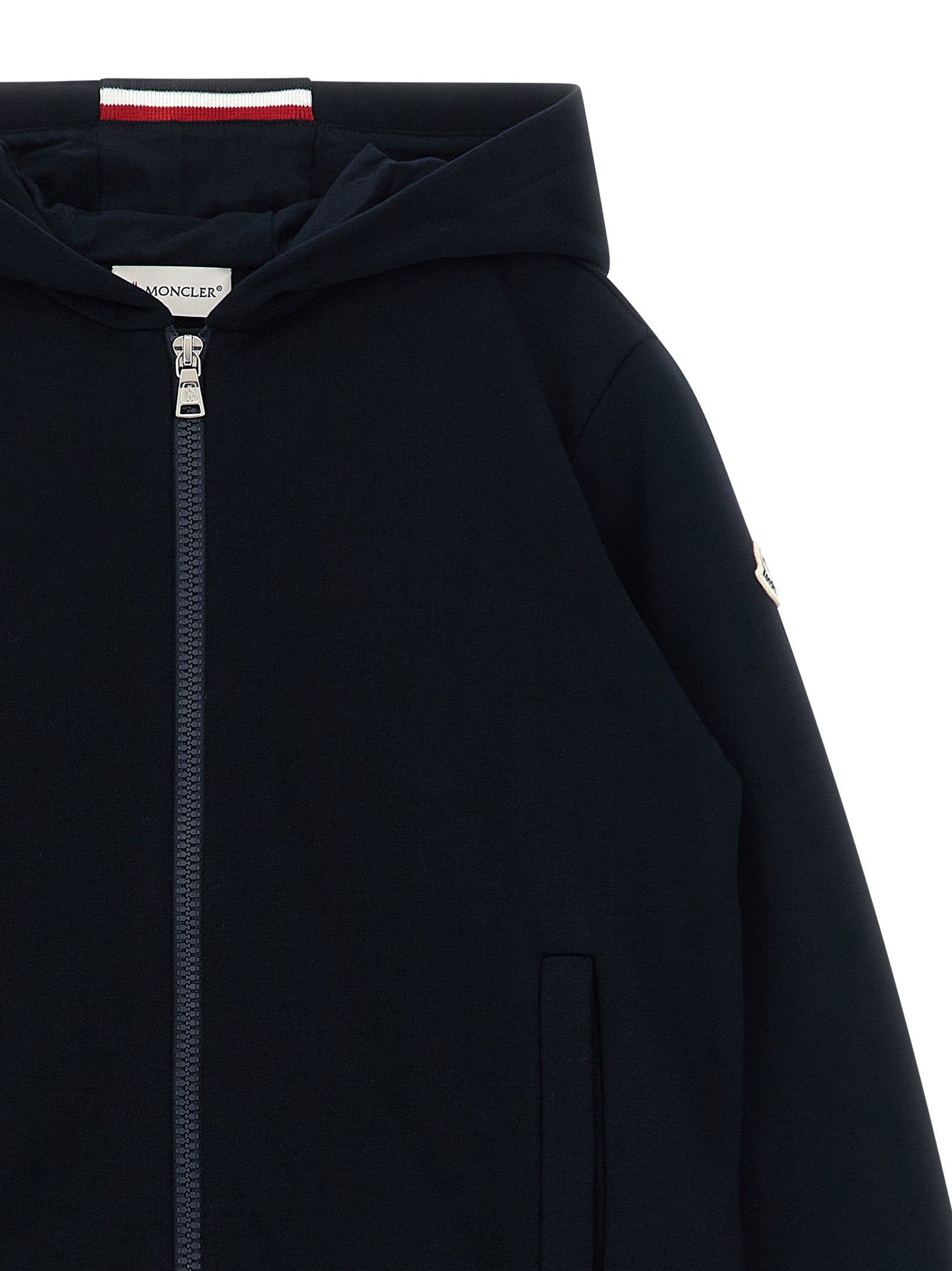 Moncler Enfant Logo Patch Hoodie