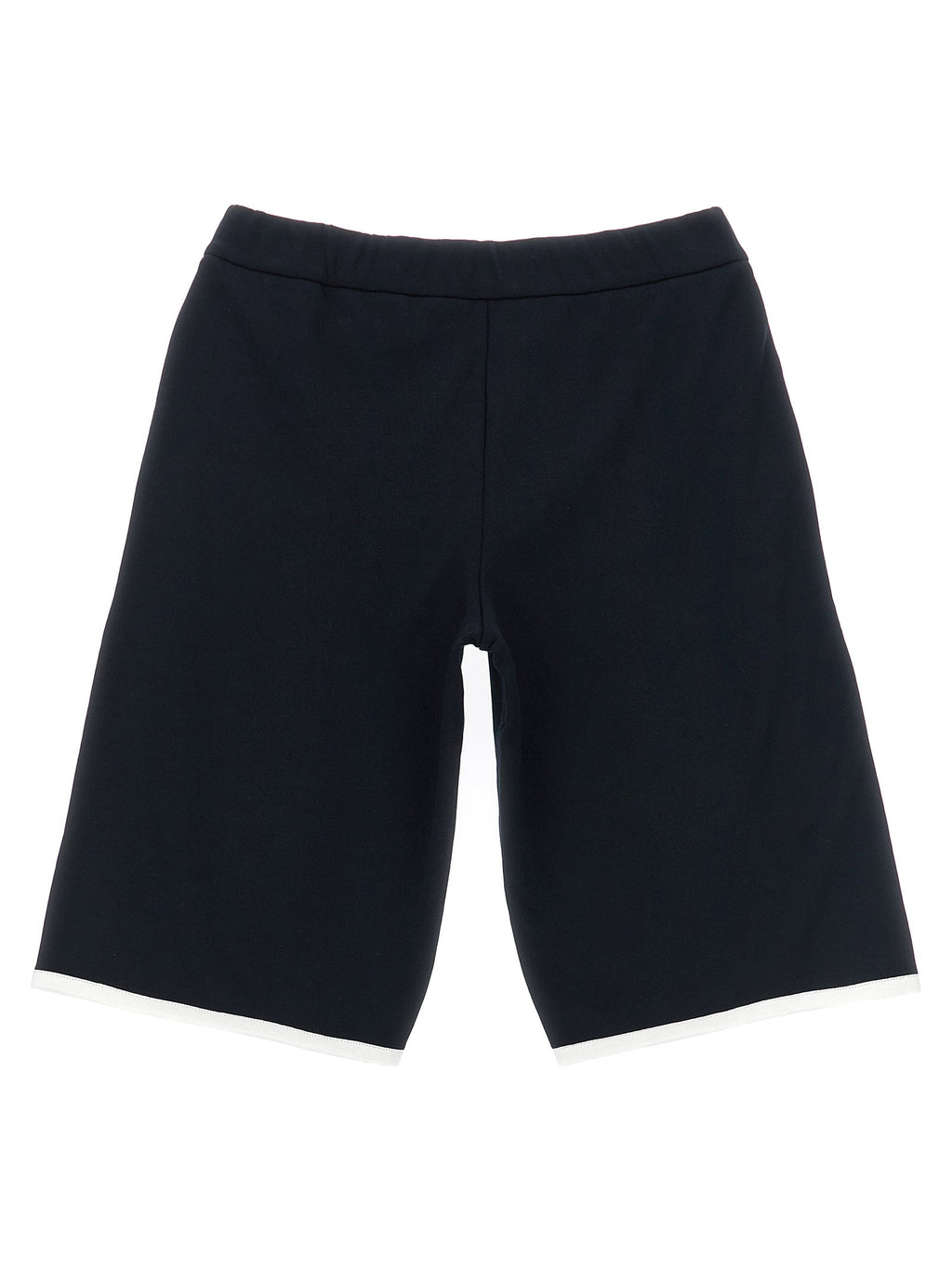 Moncler Enfant Logo Patch Bermuda Shorts
