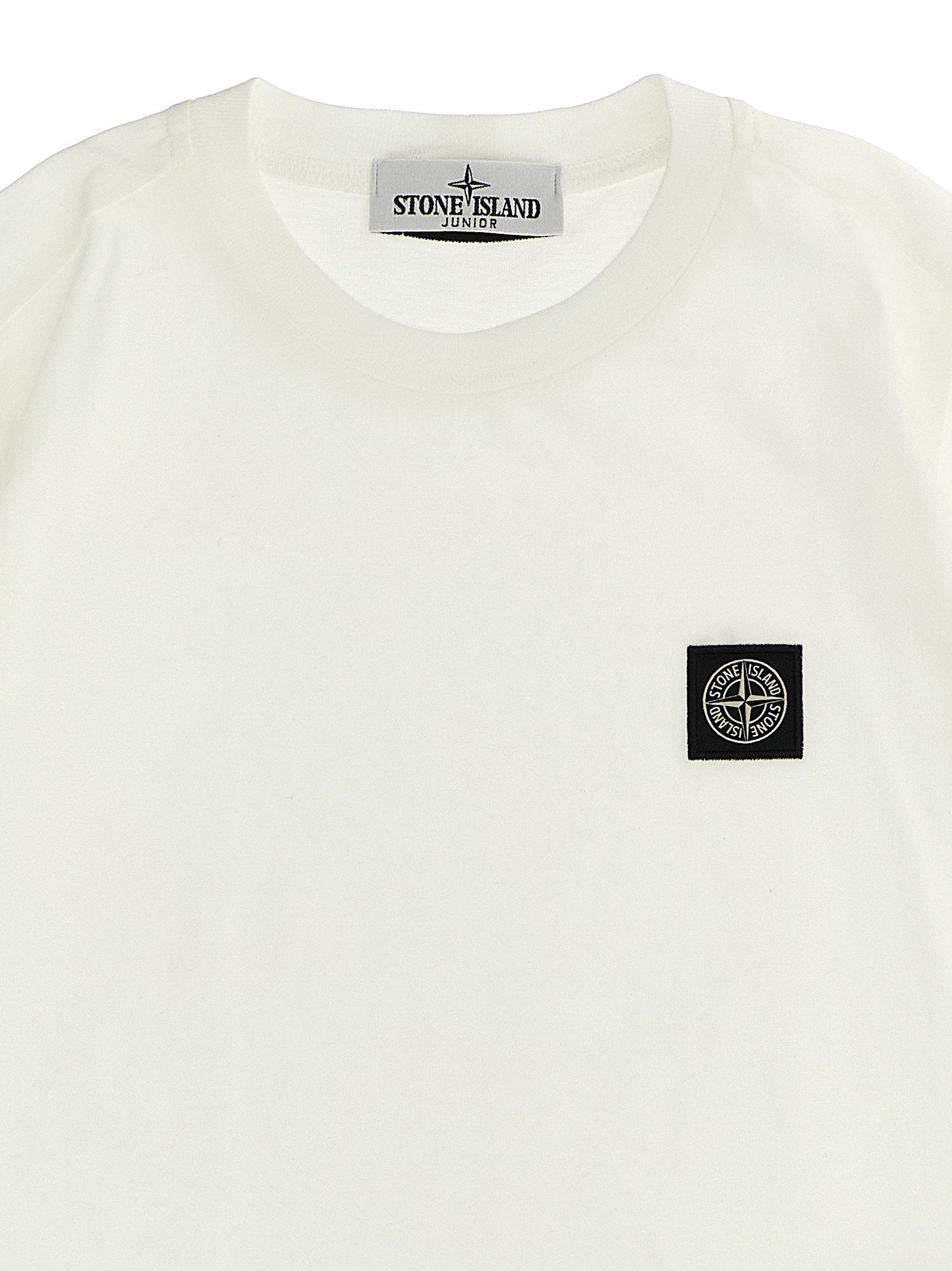 Stone Island Junior Compass Logo T-shirt