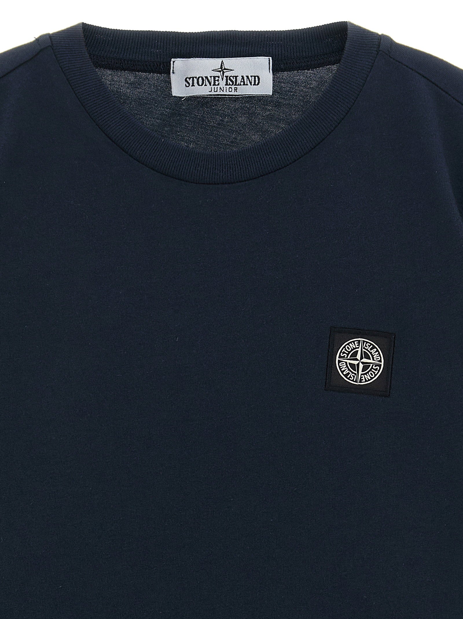 Stone Island Junior Compass Logo T-shirt