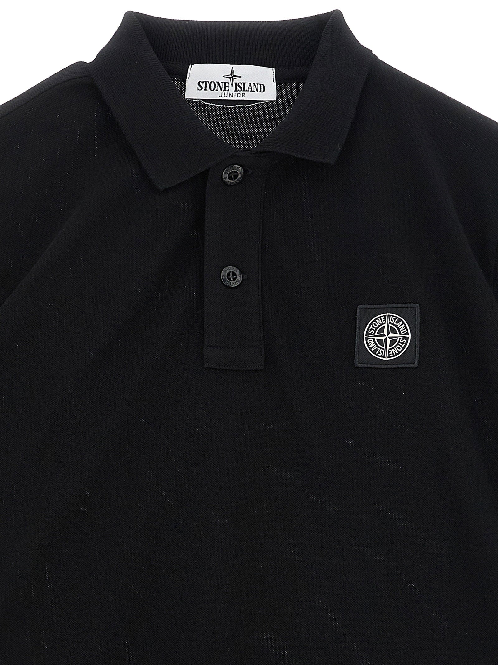Stone Island Junior Compass Logo Polo Shirt