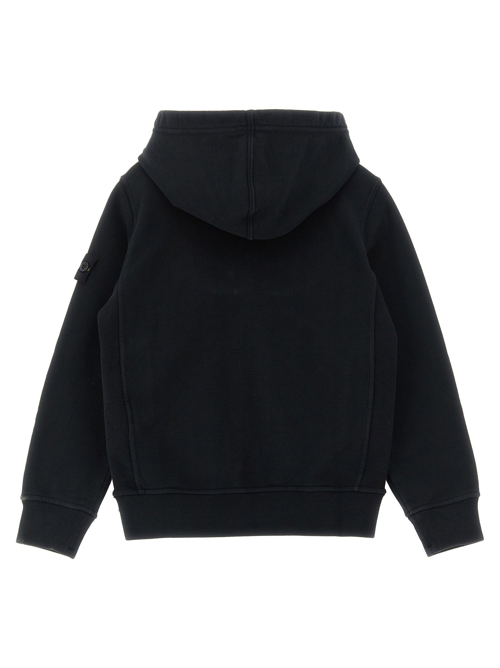 Stone Island Junior Logo Badge Hoodie