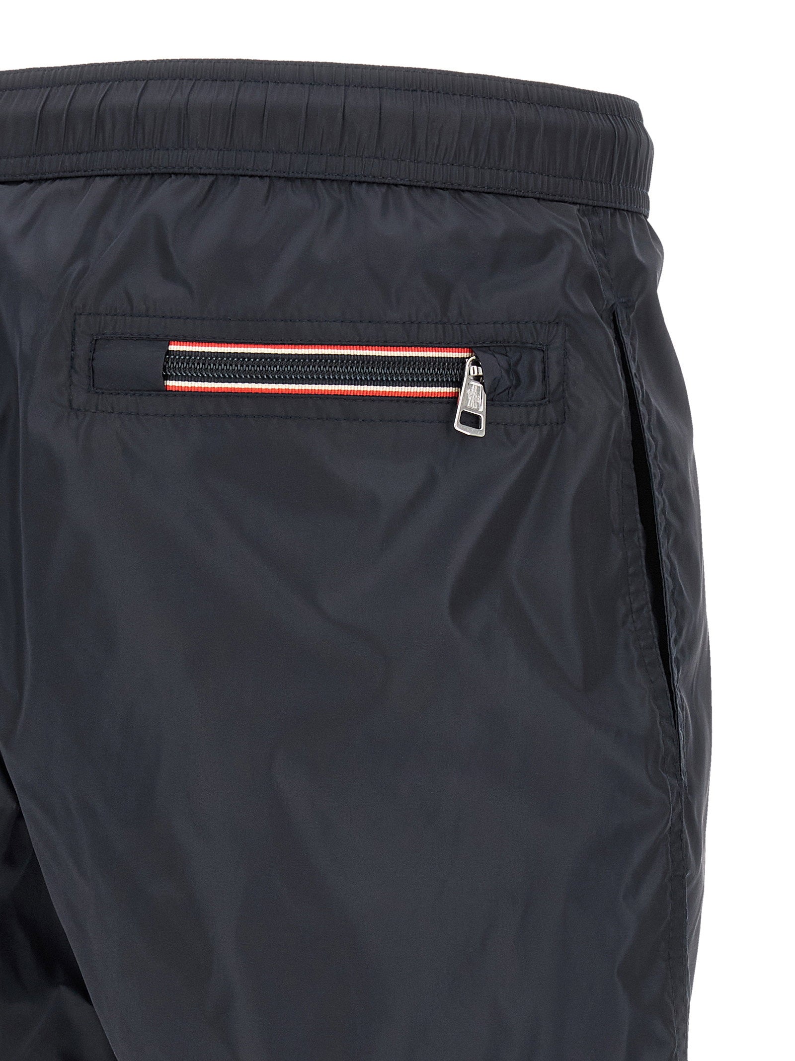 Moncler Logo Patch Swim Shorts