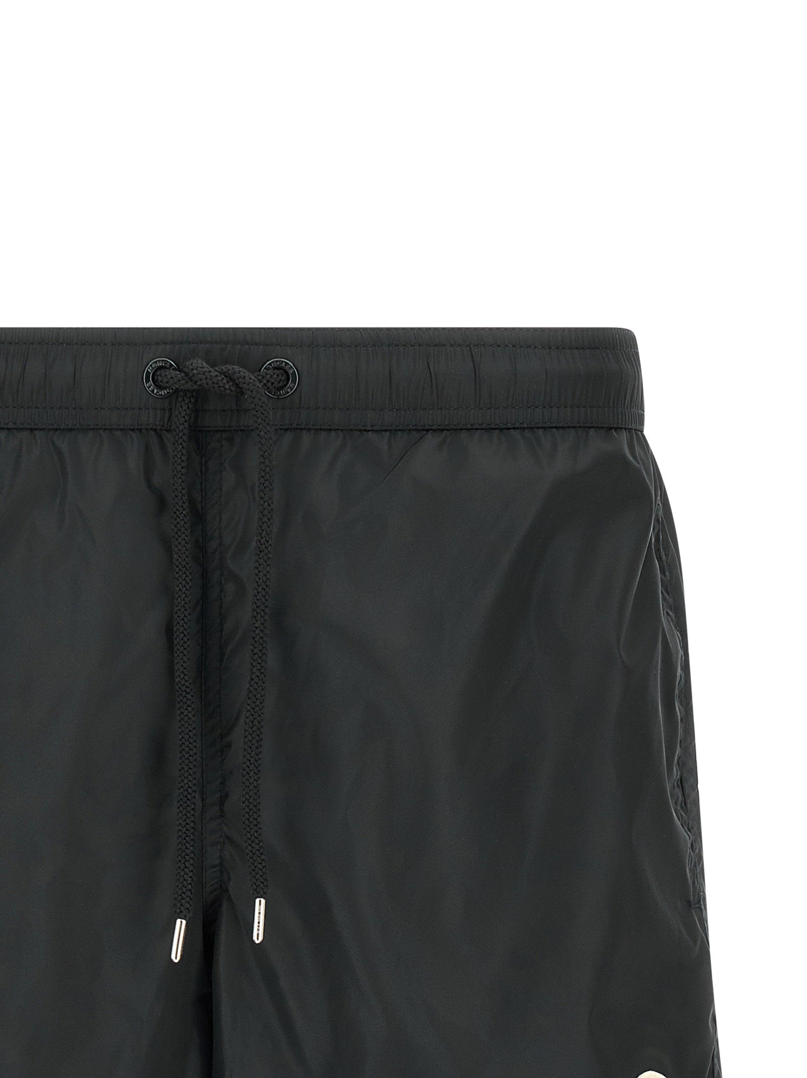 Moncler Logo Patch Swim Shorts