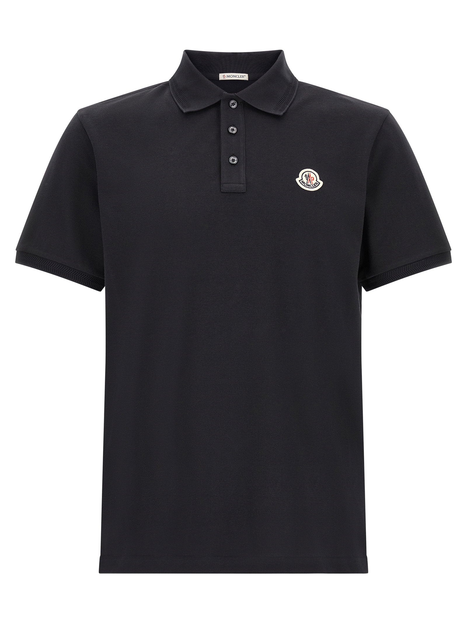 Moncler Logo Patch Polo Shirt