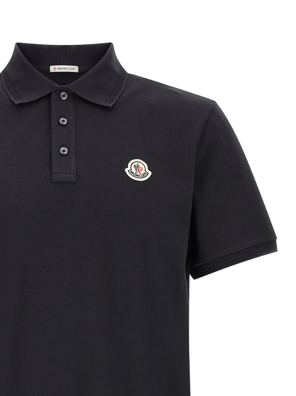 Moncler Logo Patch Polo Shirt