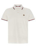 Moncler Tricolor Trim Polo Shirt