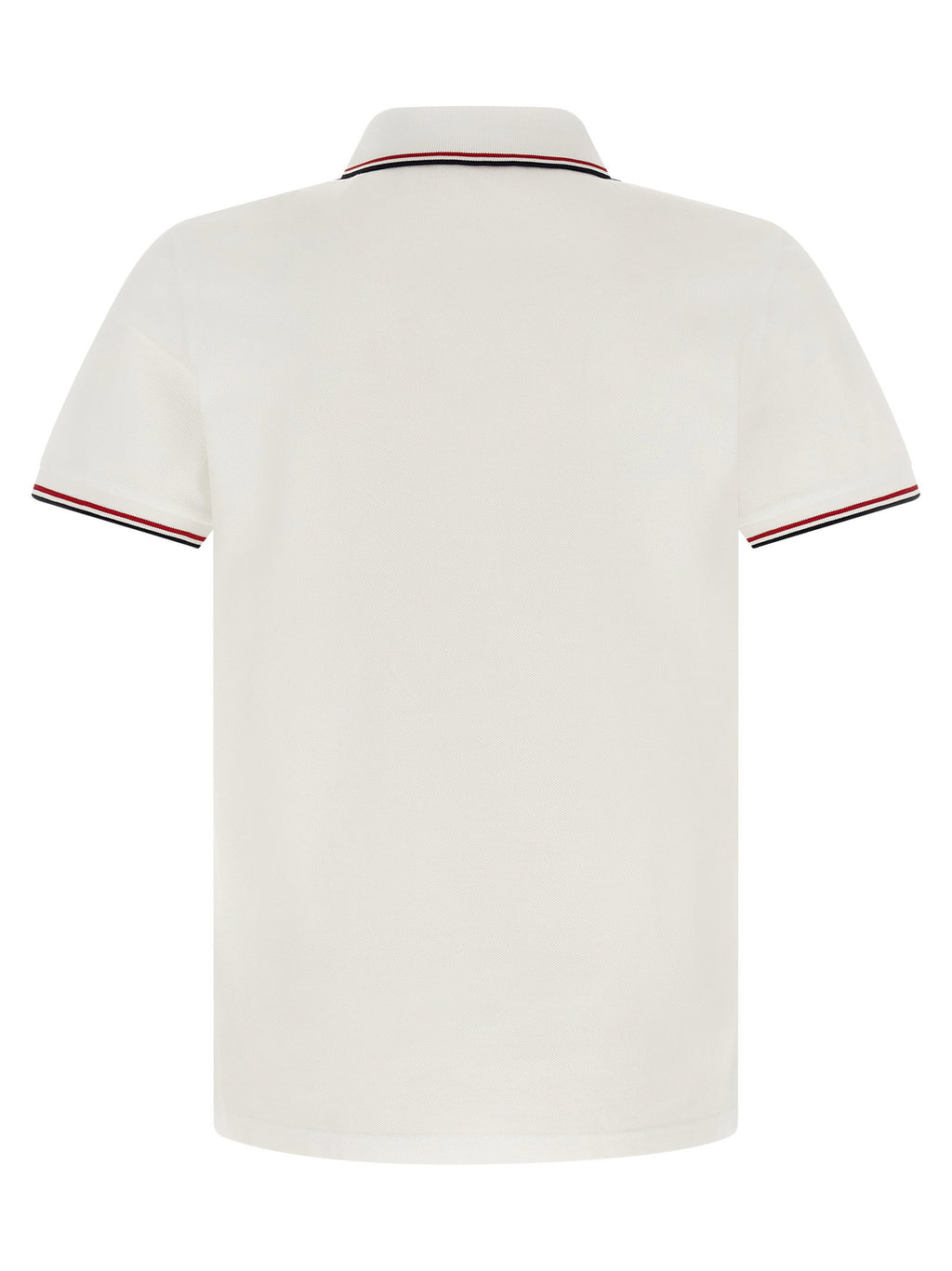 Moncler Tricolor Trim Polo Shirt