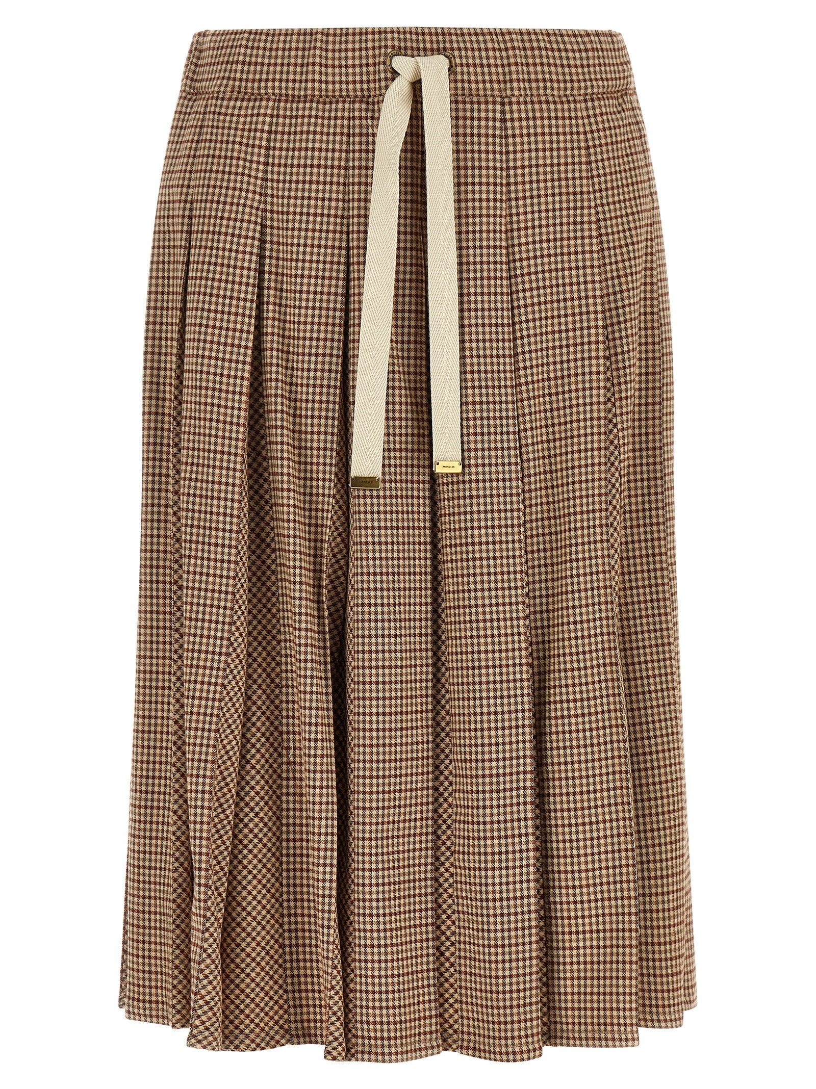 Moncler Pleated Midi Skirt