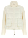 Moncler Two-material Padded Cardigan