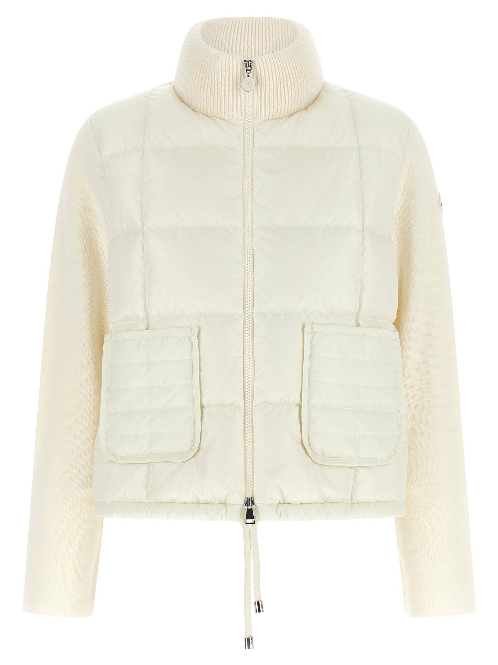 Moncler Two-material Padded Cardigan