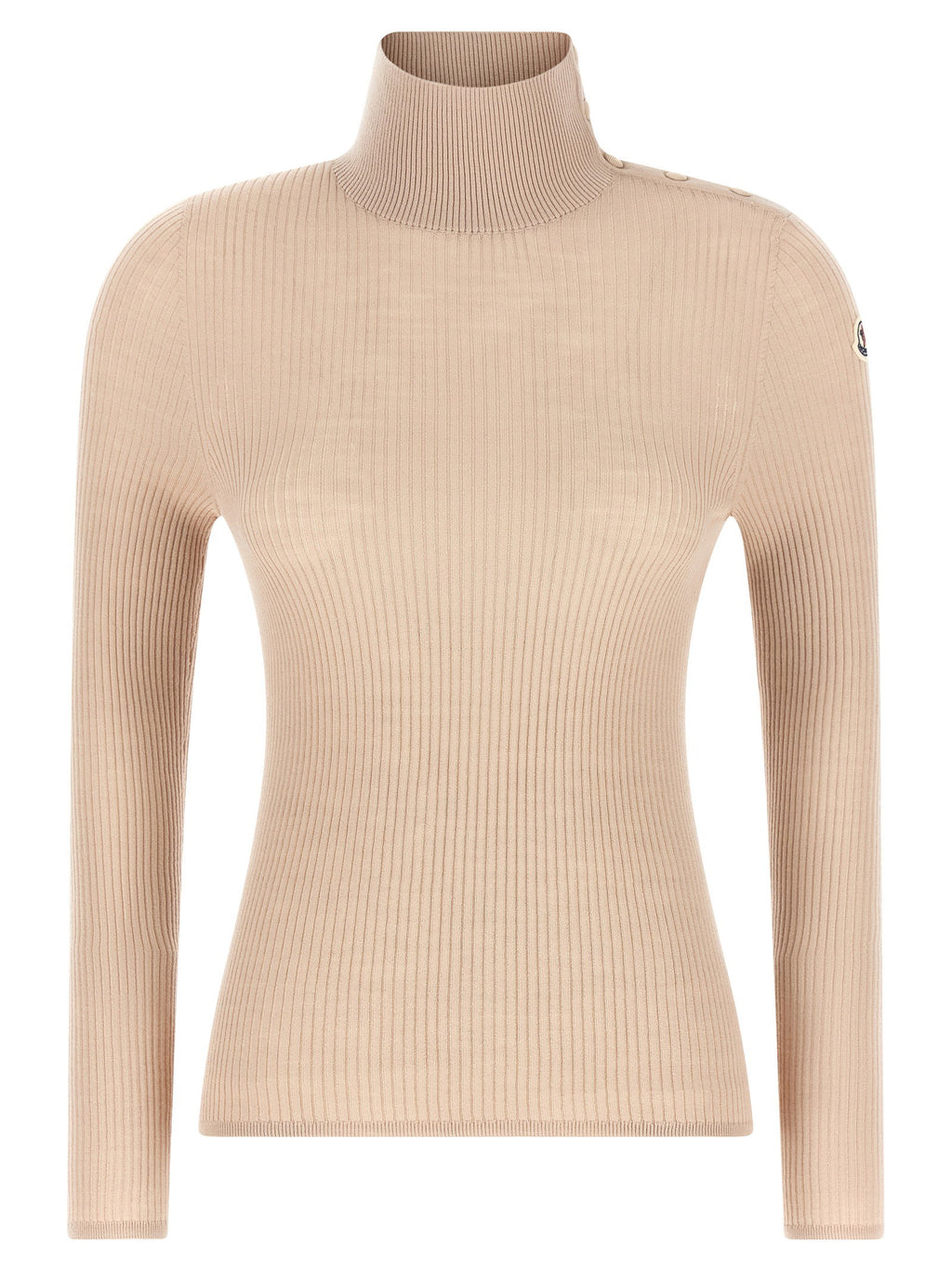 Moncler Textured Wool Turtleneck Sweater