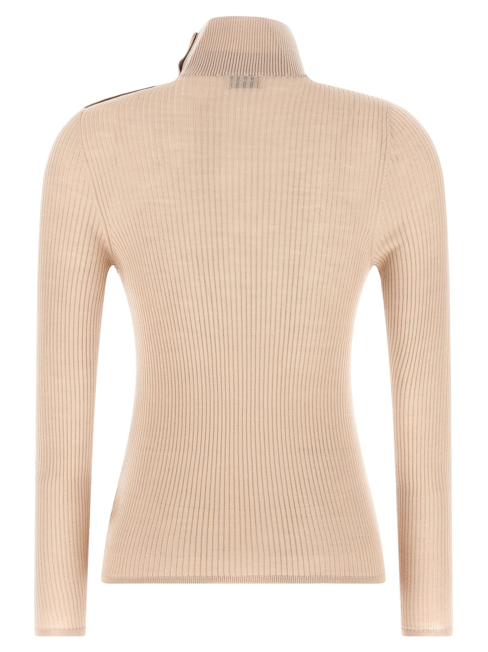 Moncler Textured Wool Turtleneck Sweater