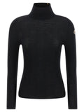 Moncler Logo Turtleneck Sweater