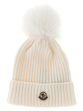 Moncler Enfant Pon Pon Wool Beanie