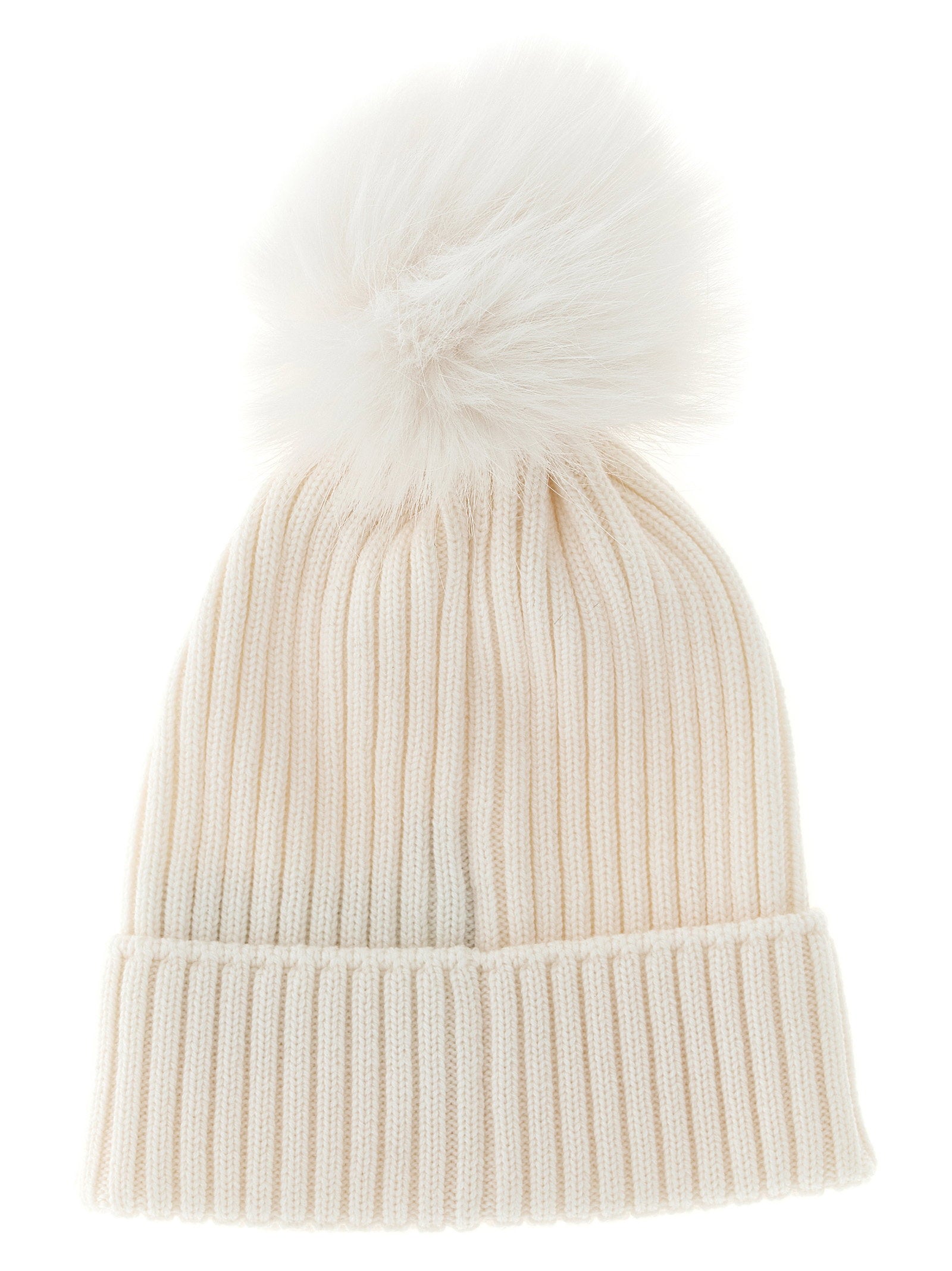 Moncler Enfant Pon Pon Wool Beanie