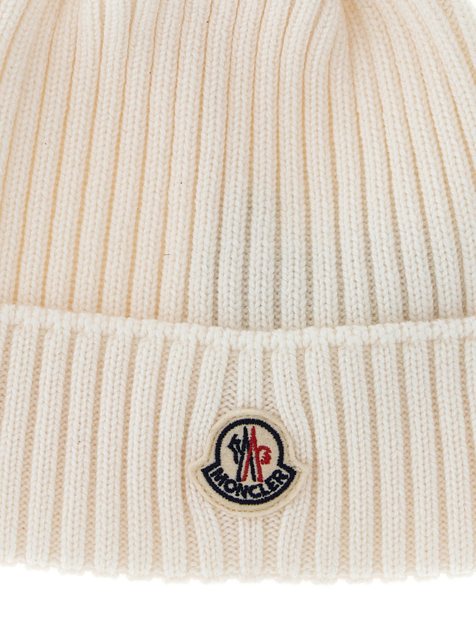 Moncler Enfant Pon Pon Wool Beanie