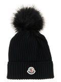 Moncler Enfant Pon Pon Wool Beanie