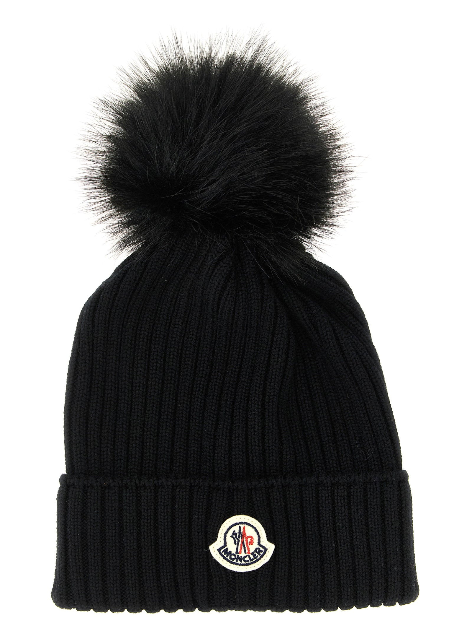 Moncler Enfant Pon Pon Wool Beanie