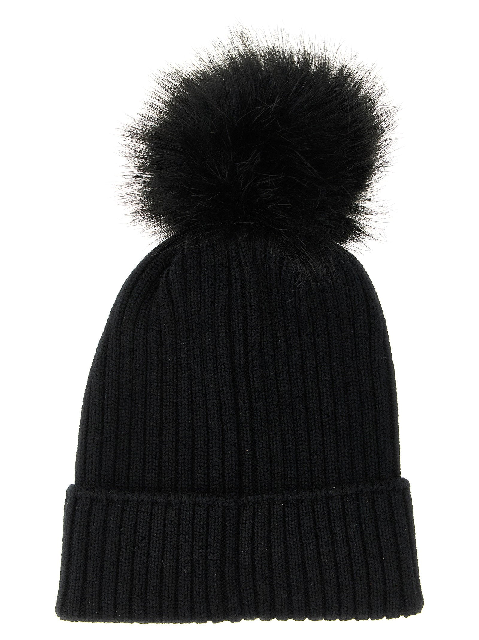 Moncler Enfant Pon Pon Wool Beanie