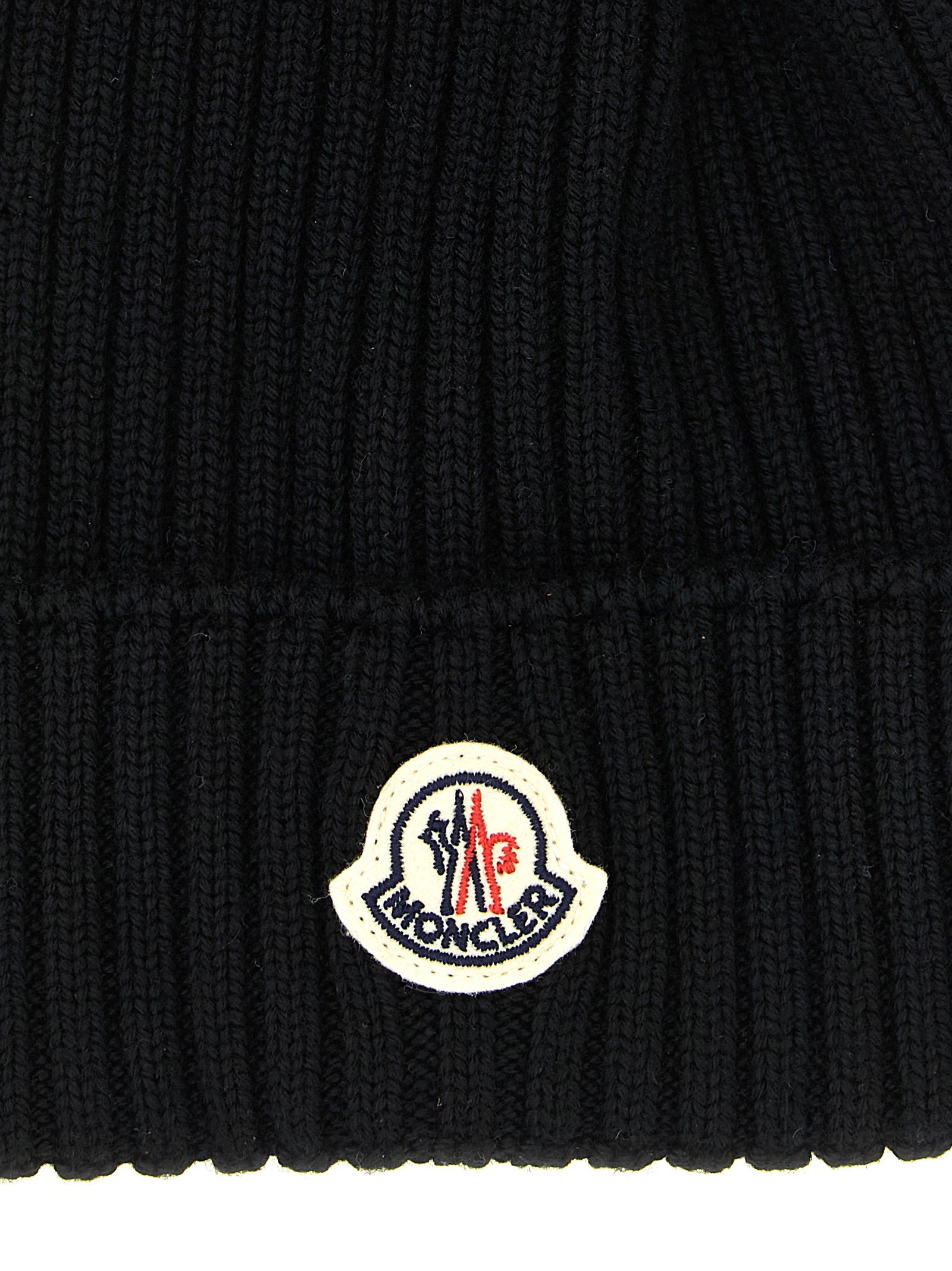 Moncler Enfant Pon Pon Wool Beanie