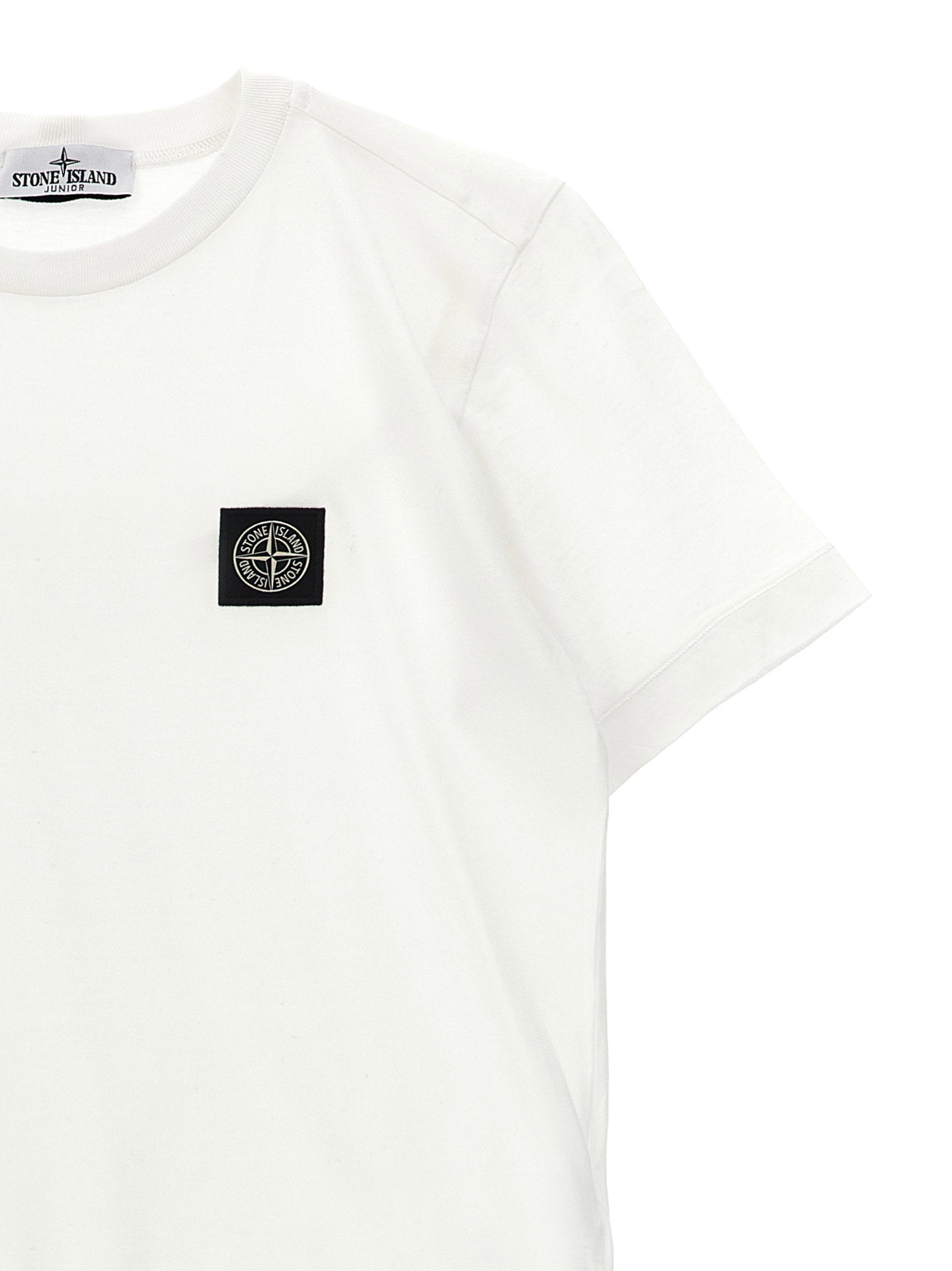 Stone Island Junior Compass Logo T-shirt