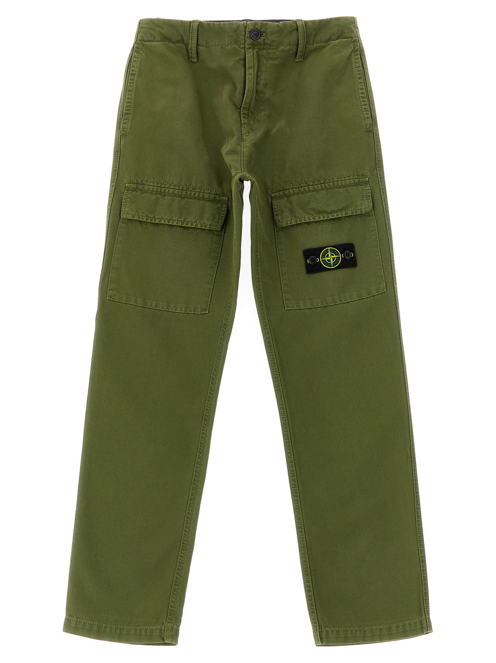 Stone Island Junior Canvas Cargo Pants