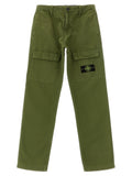 Stone Island Junior Canvas Cargo Pants