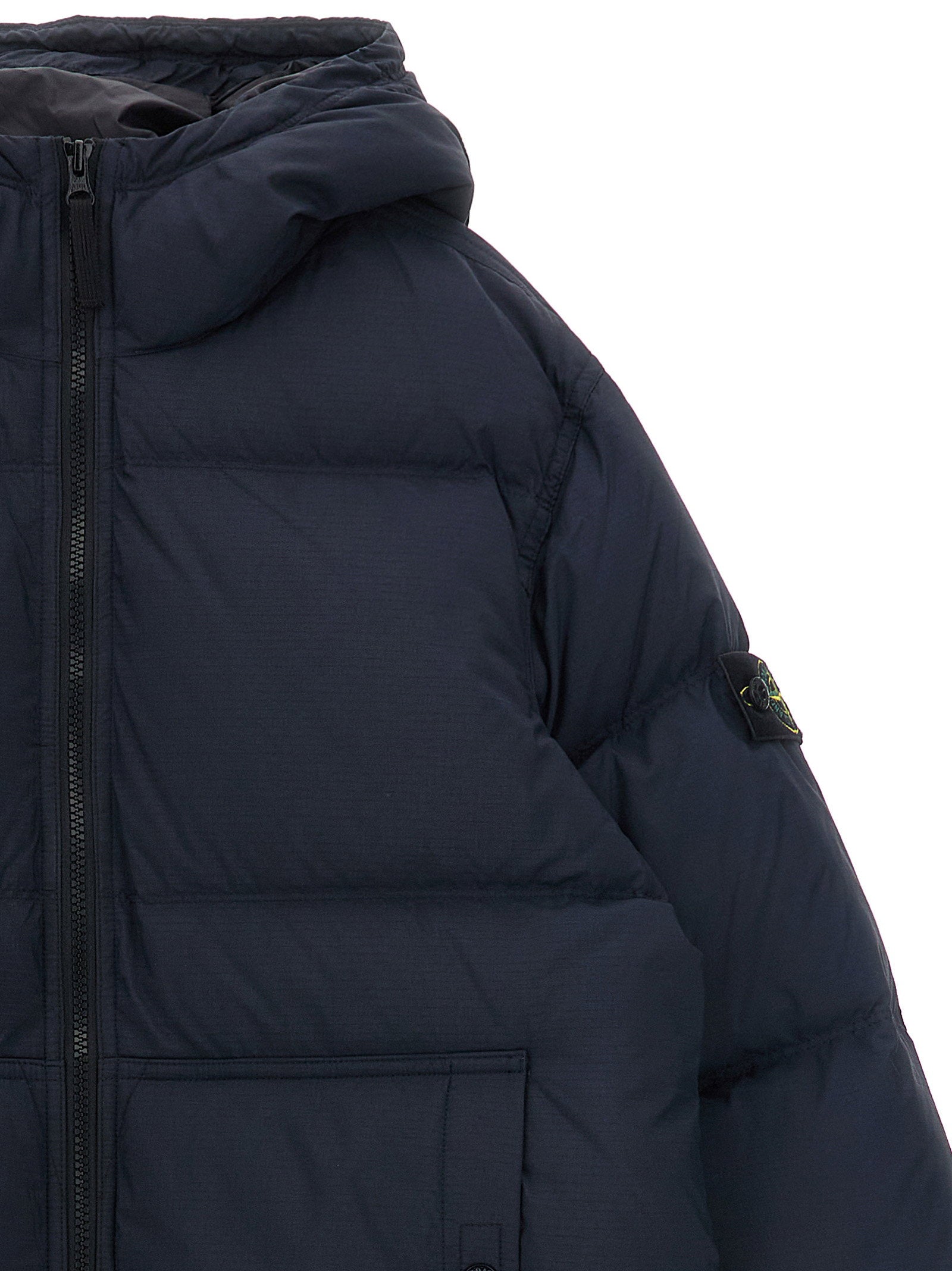 Stone Island Junior Badge Stone Island Down Jacket