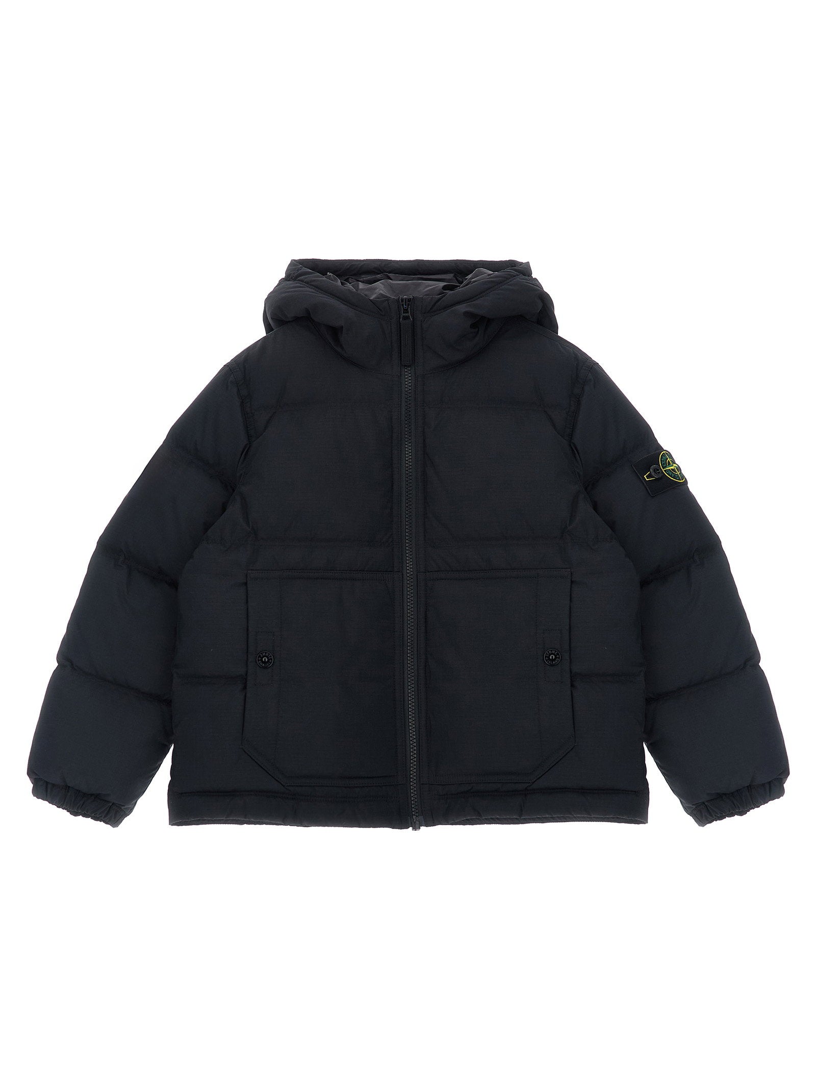 Stone Island Junior Badge Stone Island Down Jacket
