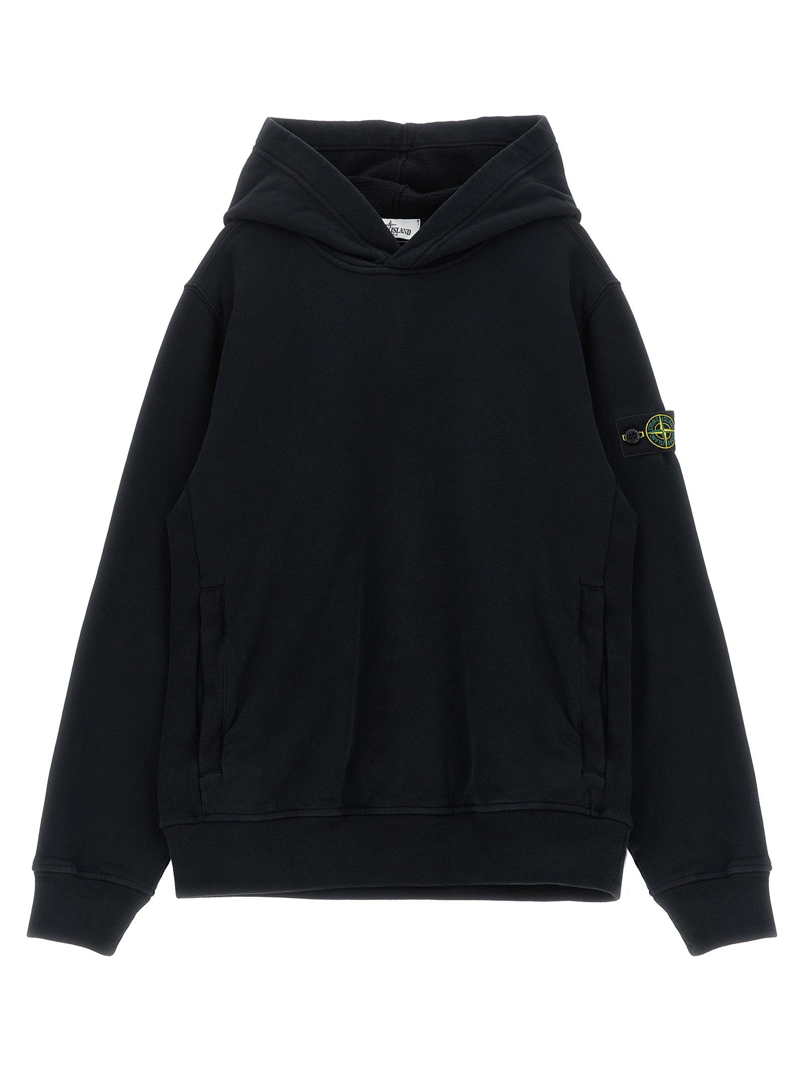Stone Island Junior Badge Logo Hoodie