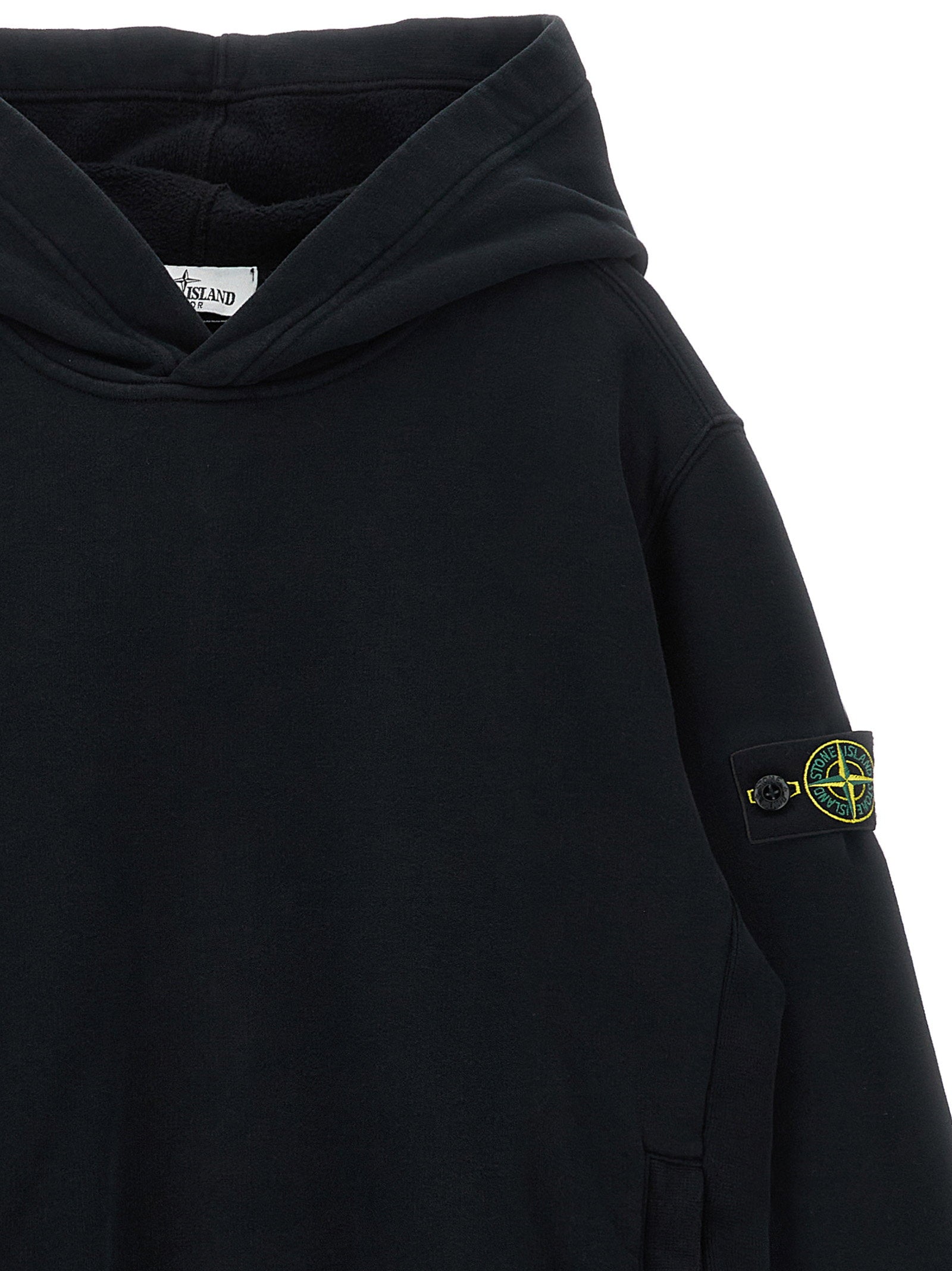 Stone Island Junior Badge Logo Hoodie