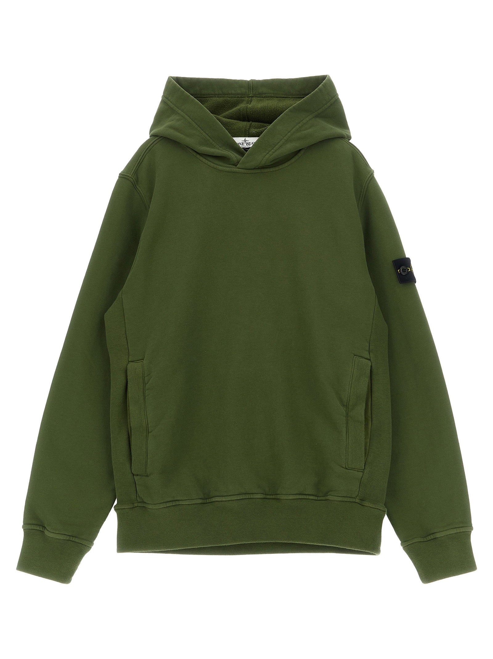 Stone Island Junior Badge Logo Hoodie