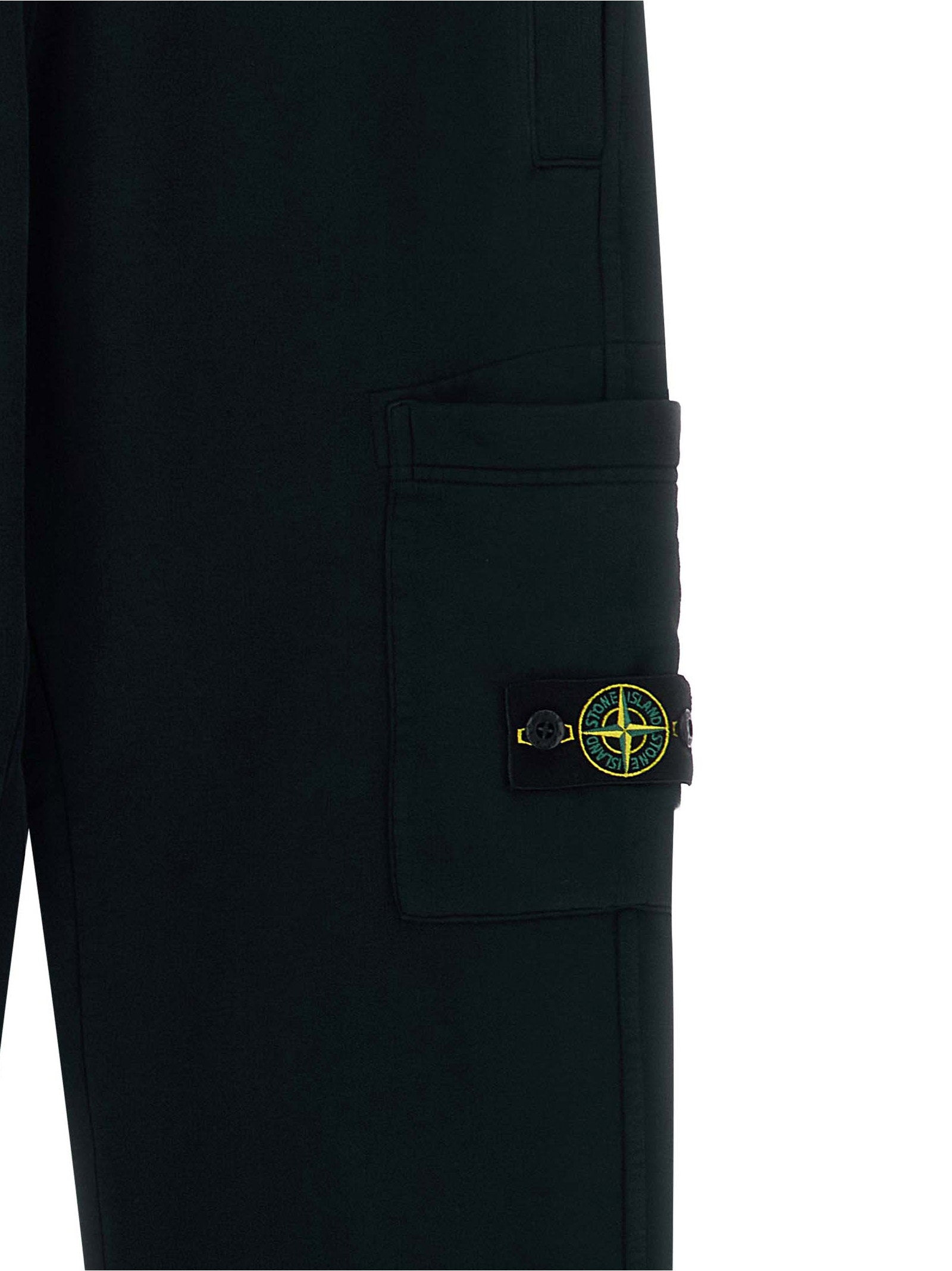 Stone Island Junior Badge Logo Cargo Joggers
