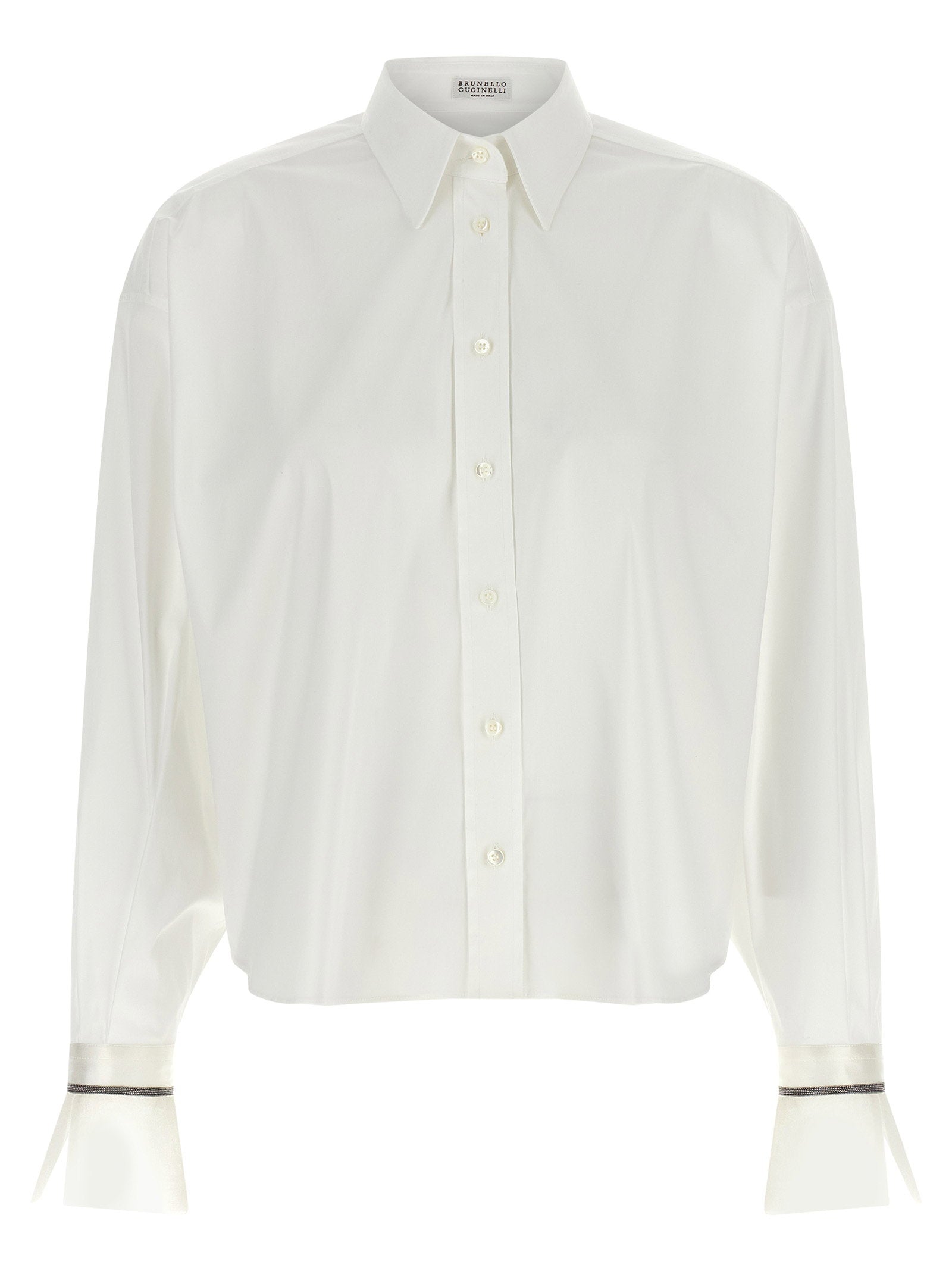 Brunello Cucinelli Shiny Cuffs Shirt