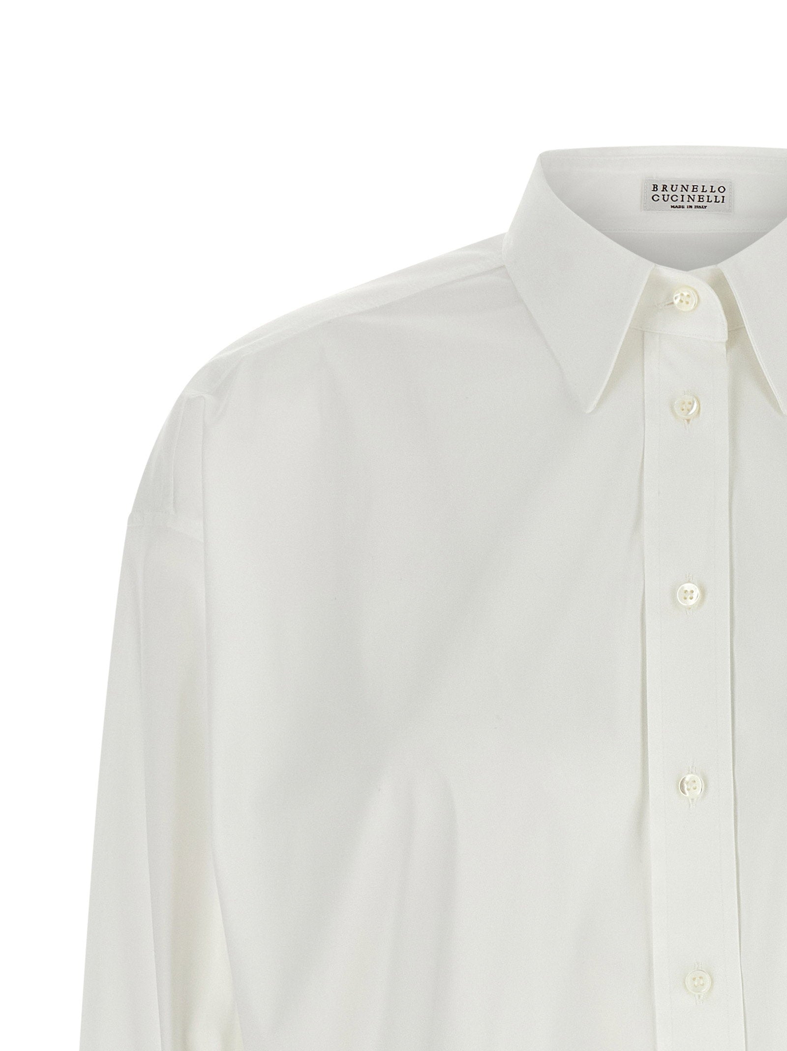 Brunello Cucinelli Shiny Cuffs Shirt