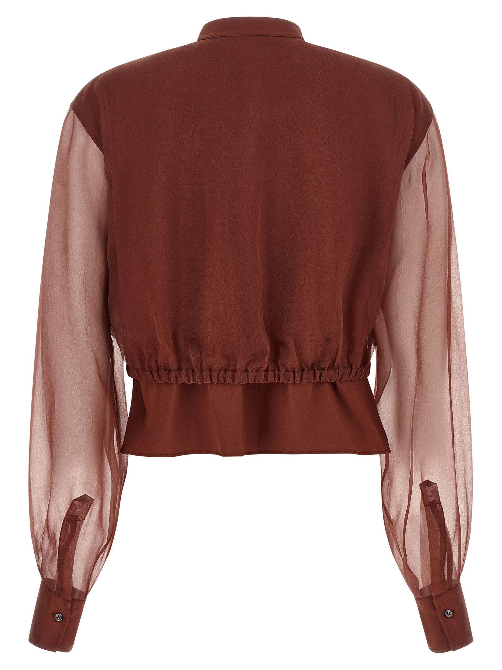 Brunello Cucinelli Silk Sleeves Blouse