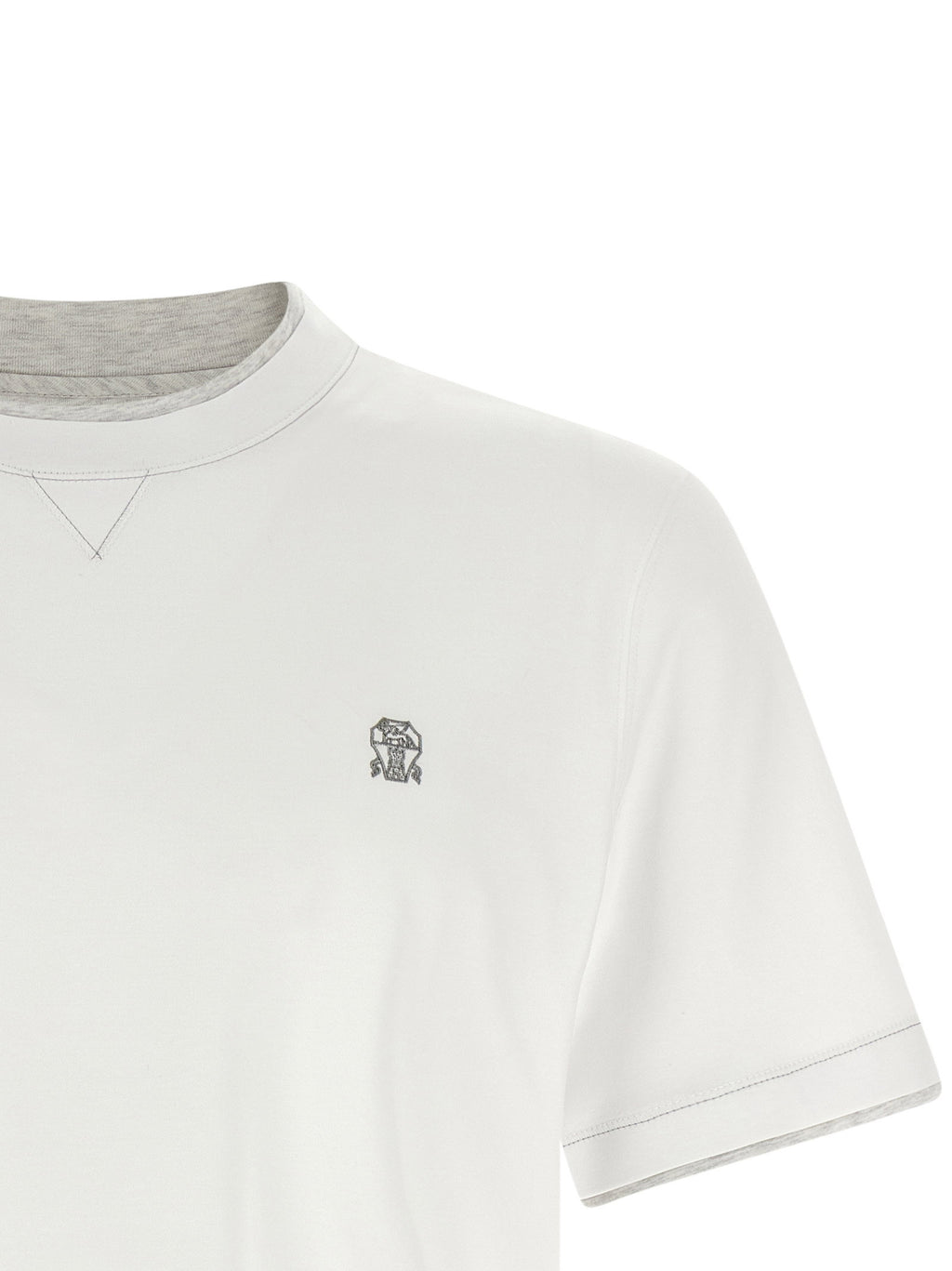 Brunello Cucinelli Double Layer T-shirt